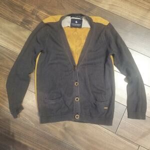 SCOTCH R'BELLE SCOTCH & SODA BOYS CARDIGAN SWEATER KIDS GRAPHIC UNISEX SIZE 4